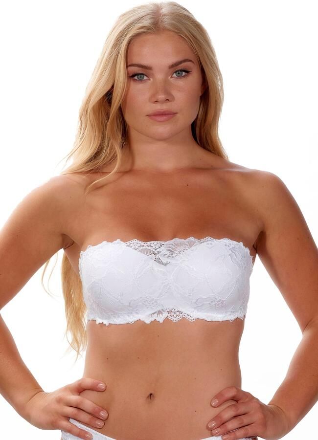 After Eden D-cup & up Bandeau-bh ANNA afneembare bandjes met cup met beugel met kant vrouwelijk - Foto 9