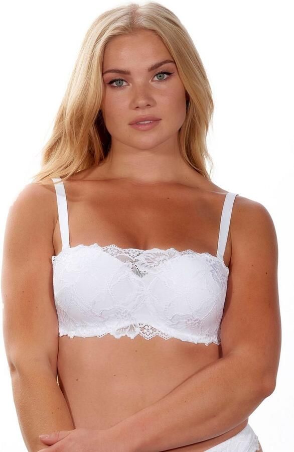 After Eden D-cup & up Bandeau-bh ANNA afneembare bandjes met cup met beugel met kant vrouwelijk - Foto 8