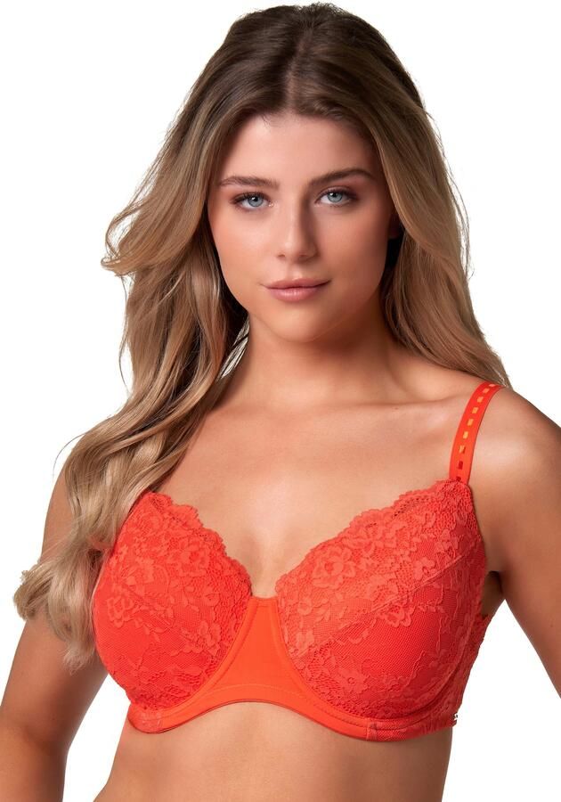 After Eden D-cup & up Beugel-bh LOIS verstelbare bandjes met cup met beugel met kant vrouwelijk - Foto 6