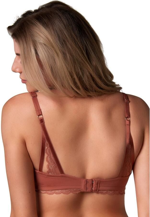 After Eden D-cup & up Bh met halve steuncups Mexy verstelbare bandjes met cup met beugel met kant met strik - Foto 4