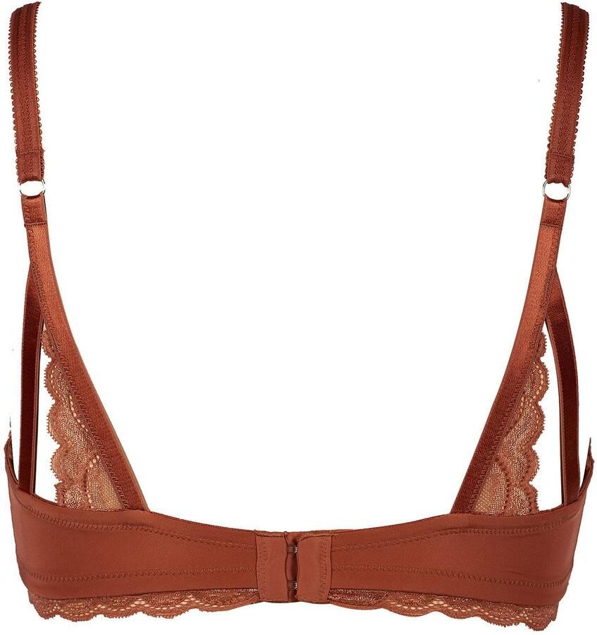 After Eden D-cup & up Bh met halve steuncups Mexy verstelbare bandjes met cup met beugel met kant met strik - Foto 2