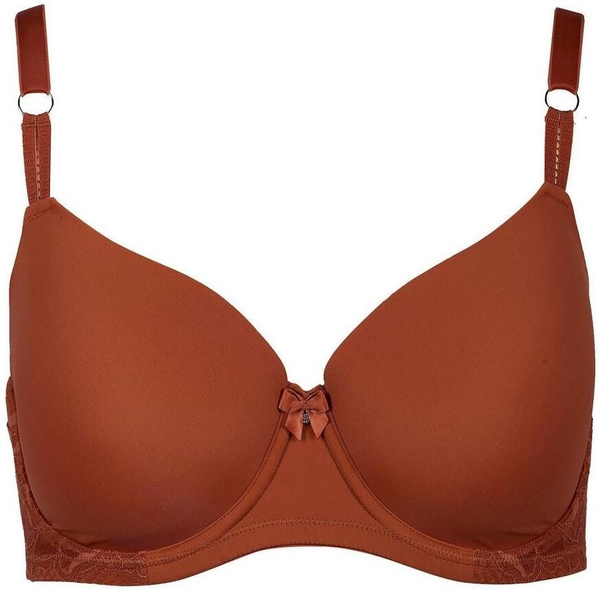 After Eden D-cup & up Bh met steuncups Faro verstelbare bandjes met cup met beugel met kant met strik - Foto 2