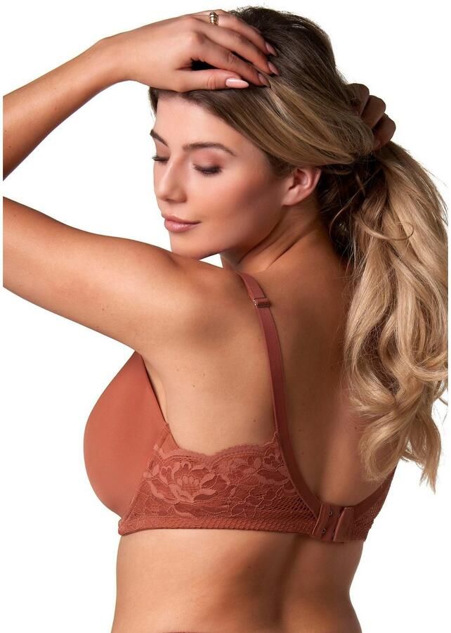 After Eden D-cup & up Bh met steuncups Faro verstelbare bandjes met cup met beugel met kant met strik - Foto 3