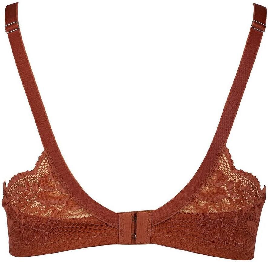 After Eden D-cup & up Bh met steuncups Faro verstelbare bandjes met cup met beugel met kant met strik - Foto 1