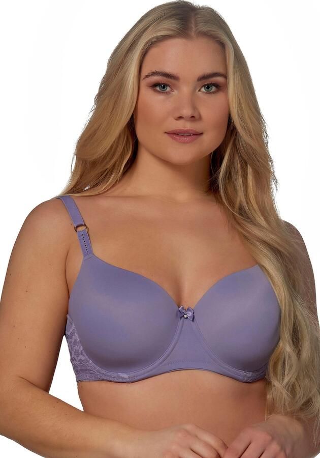 After Eden D-cup & up Bh met steuncups Faro verstelbare bandjes met cup met beugel met kant met strik - Foto 6