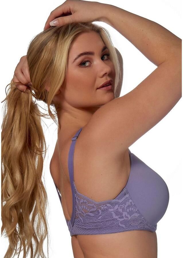 After Eden D-cup & up Bh met steuncups Faro verstelbare bandjes met cup met beugel met kant met strik - Foto 3