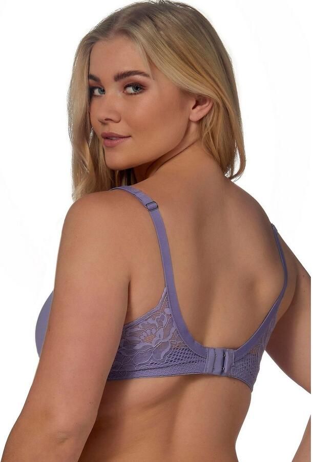 After Eden D-cup & up Bh met steuncups Faro verstelbare bandjes met cup met beugel met kant met strik - Foto 4