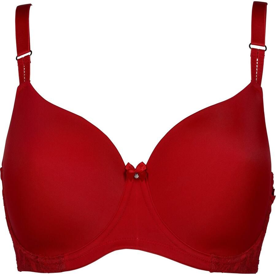 After Eden D-cup & up Bh met steuncups Faro verstelbare bandjes met cup met beugel met kant met strik - Foto 7