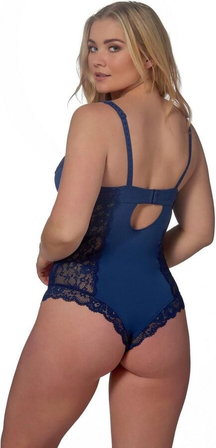 After Eden D-cup & up Body Mila met kant verstelbare bandjes met beugel voorgevormde cups vrouwelijk (1-delig) - Foto 5