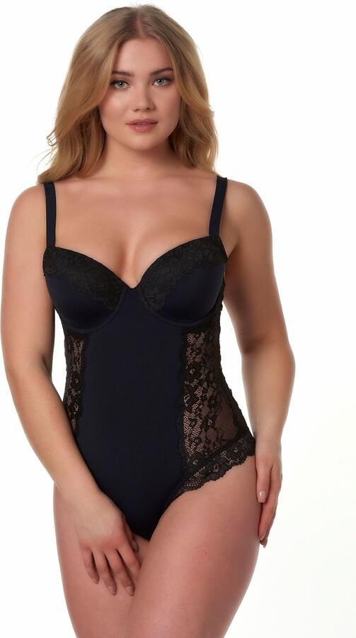 After Eden D-cup & up Body Mila met kant verstelbare bandjes met beugel voorgevormde cups vrouwelijk (1-delig) - Foto 6