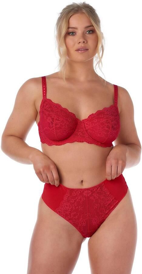 After Eden D-cup & up Hipster Bo Met kant licht doorschijnend vrouwelijk comfortabel zacht elastisch - Foto 3