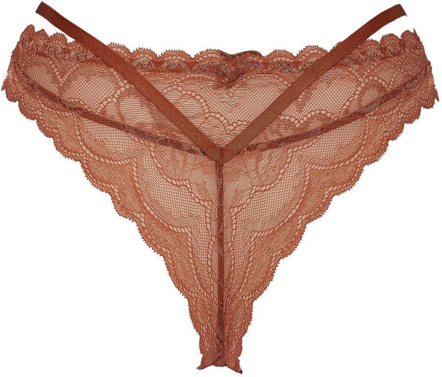 After Eden D-cup & up String Mexy met kant bandjesdetails vrouwelijk comfortabel zacht elastisch