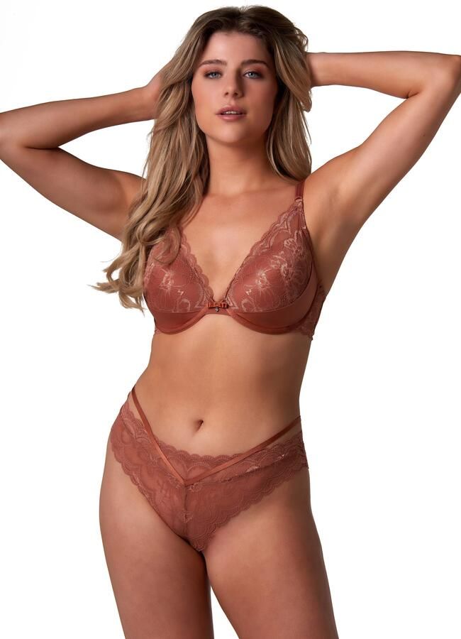 After Eden D-cup & up String Mexy met kant bandjesdetails vrouwelijk comfortabel zacht elastisch - Foto 6