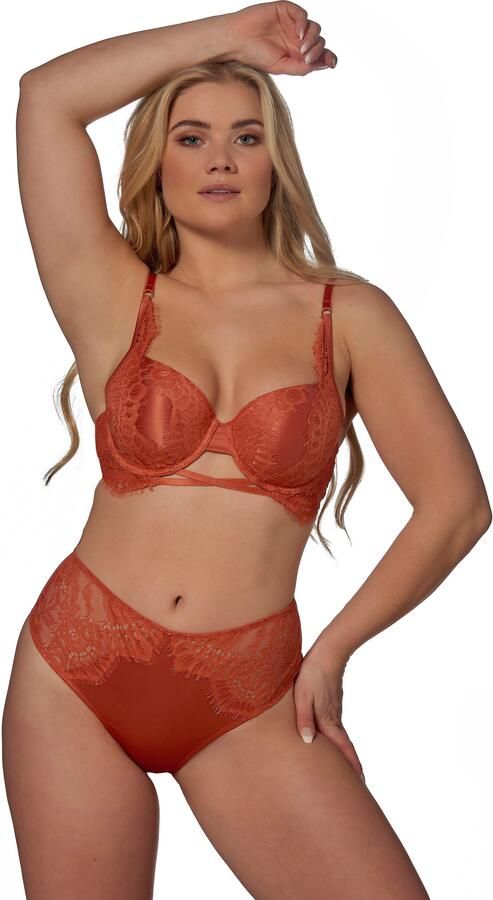 After Eden D-cup & up String TESSA Met kant met satijn vrouwelijk elegant comfortabel zacht elastisch strak - Foto 5