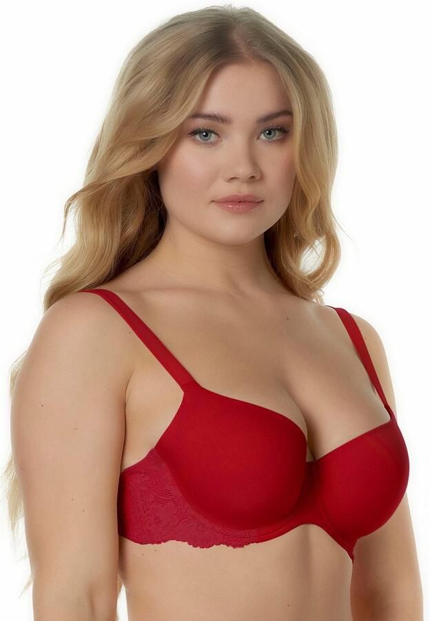 After Eden D-cup & up T-shirt-bh Liv verstelbare bandjes met cup met beugel met kant vrouwelijk - Foto 3