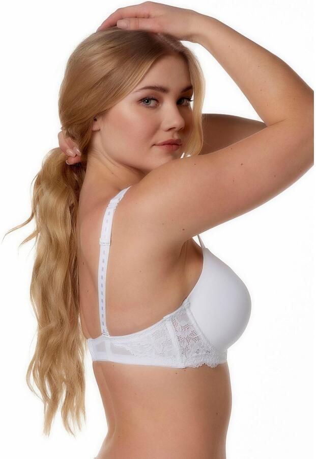 After Eden D-cup & up T-shirt-bh Liv verstelbare bandjes met cup met beugel met kant vrouwelijk - Foto 4