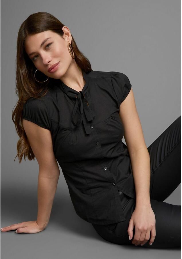 AJC Blouse met kraagstrik met een bindstrik - Foto 5