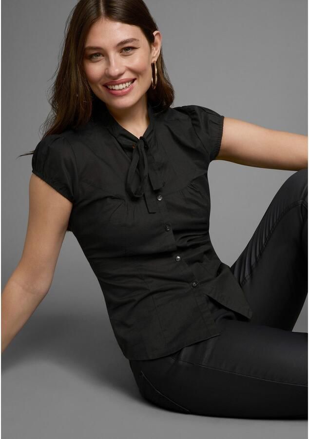 AJC Blouse met kraagstrik met een bindstrik - Foto 7