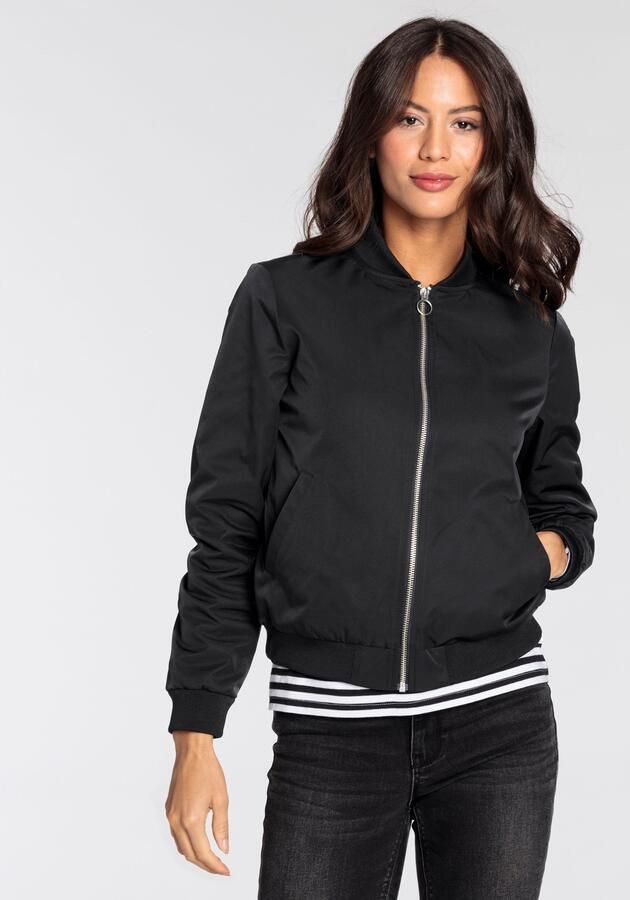 AJC Blouson modieuze look met ribkraag praktische steekzakken - Foto 8