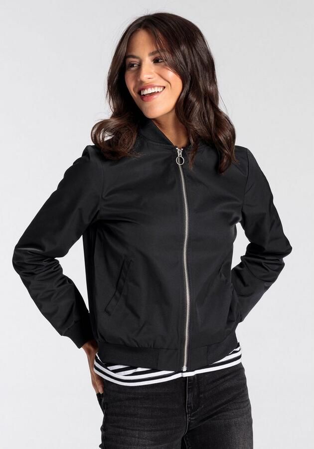 AJC Blouson modieuze look met ribkraag praktische steekzakken - Foto 5