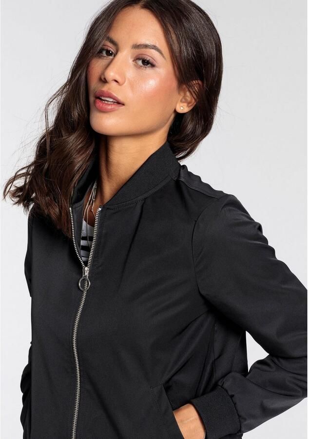 AJC Blouson modieuze look met ribkraag praktische steekzakken - Foto 3