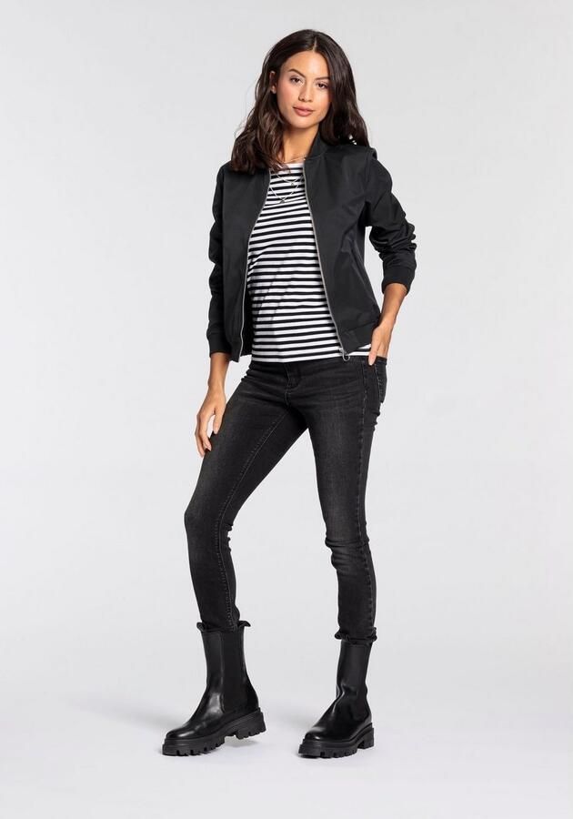 AJC Blouson modieuze look met ribkraag praktische steekzakken - Foto 7