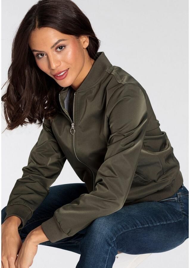 AJC Blouson modieuze look met ribkraag praktische steekzakken - Foto 2