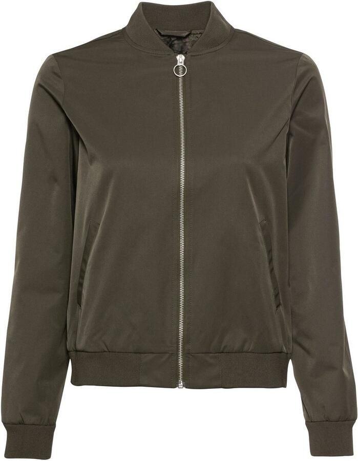 AJC Blouson modieuze look met ribkraag praktische steekzakken