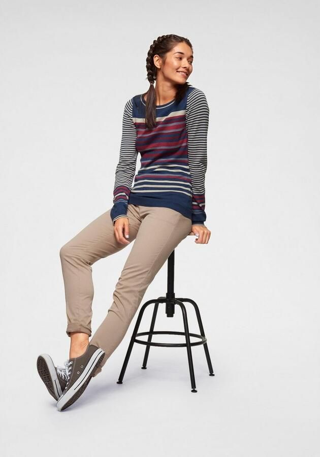 AJC Chino in een vlot model met contrastkleurige riem (2-delig) - Foto 14