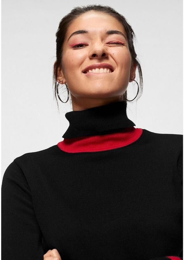 AJC Coltrui Fijn breisel met trendy contraststrepen