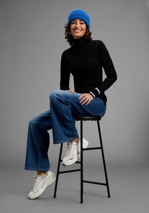 AJC Coltrui Fijn breisel met trendy contraststrepen - Foto 4