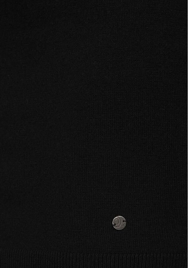 AJC Gebreide jurk figuurvolgend van viscose en polyamide lange mouwen met ribboordjes - Foto 2