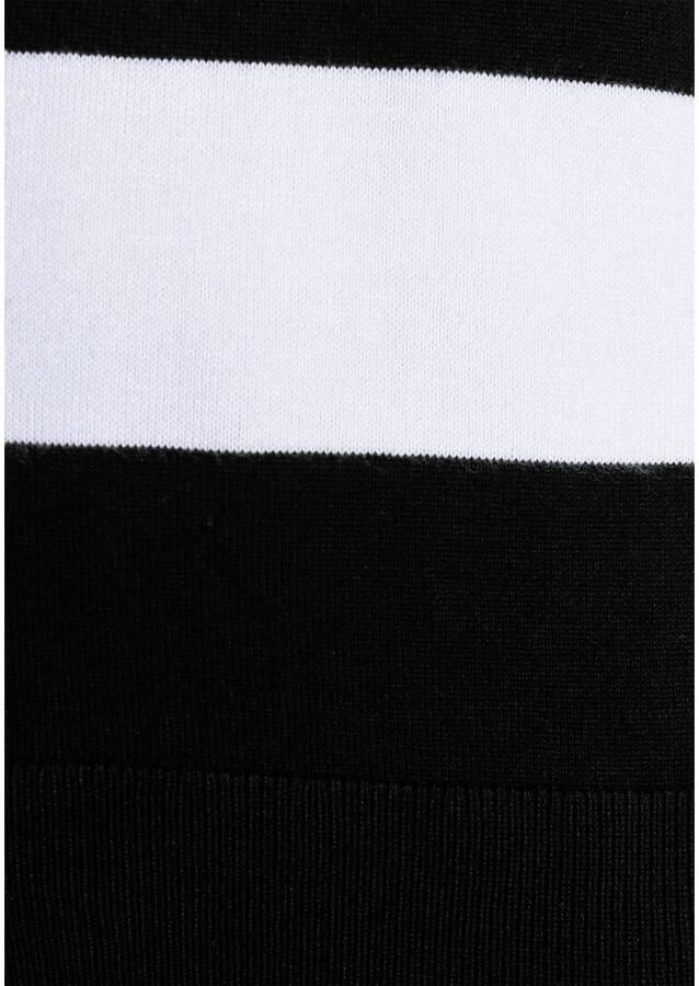 AJC Gebreide trui met blokstrepen en ronde hals - Foto 2