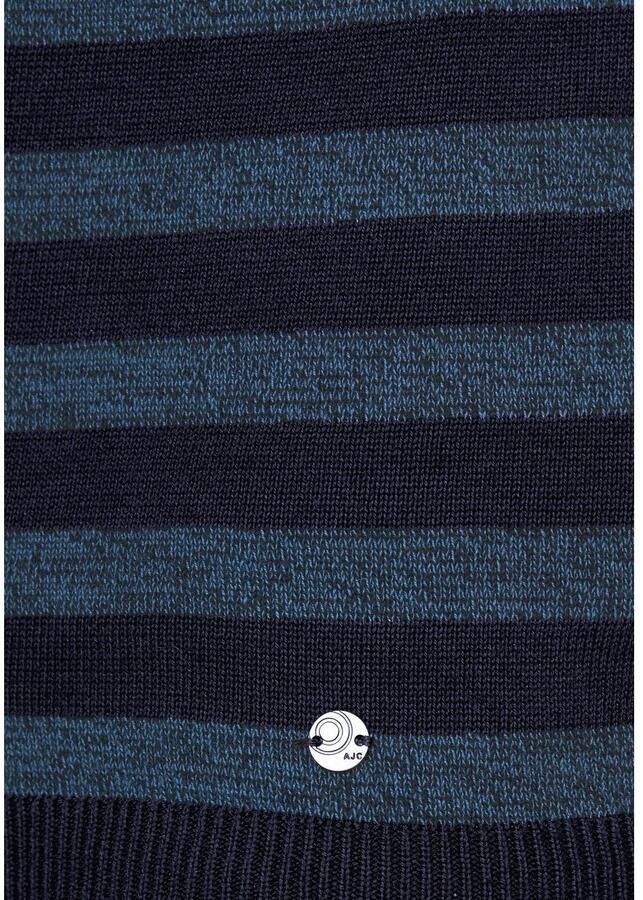 AJC Gebreide trui met modieuze contraststrepen