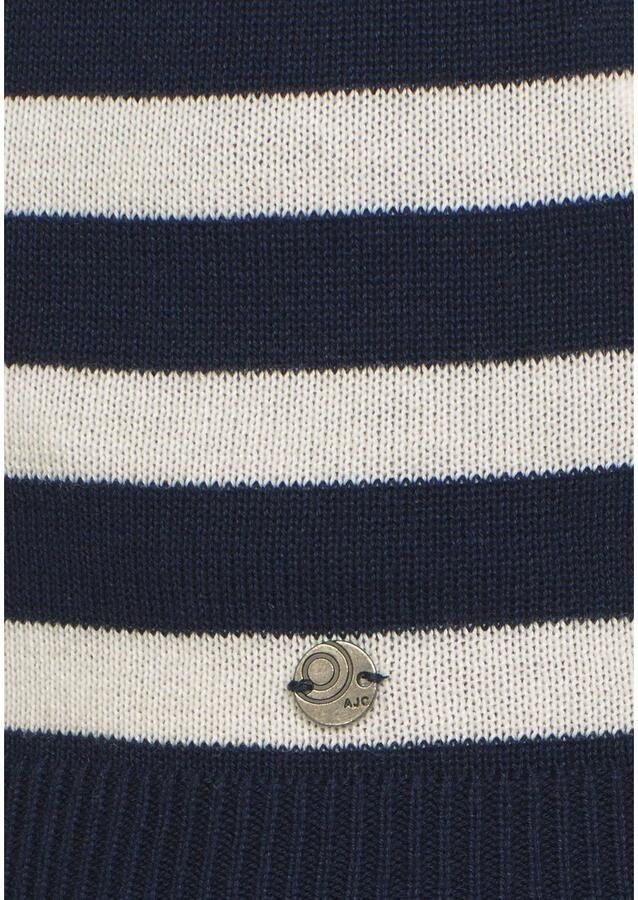 AJC Gebreide trui met modieuze contraststrepen - Foto 2