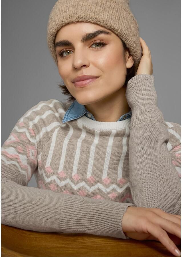 AJC Jacquardtrui met een noors motief in verschillende kleurvarianten - Foto 3