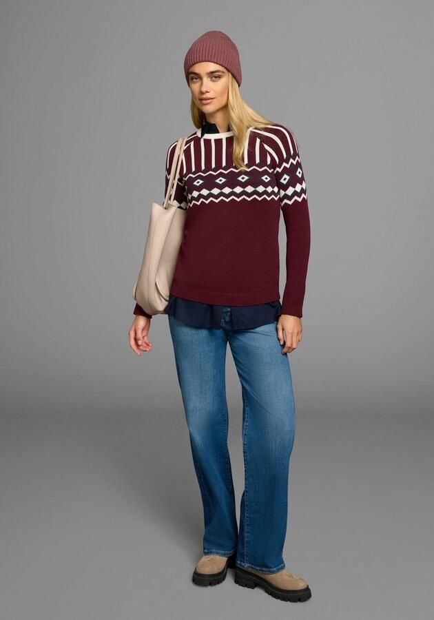 AJC Jacquardtrui met een noors motief in verschillende kleurvarianten - Foto 11