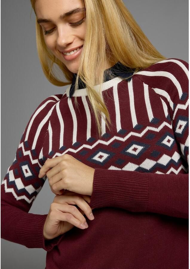 AJC Jacquardtrui met een noors motief in verschillende kleurvarianten - Foto 5