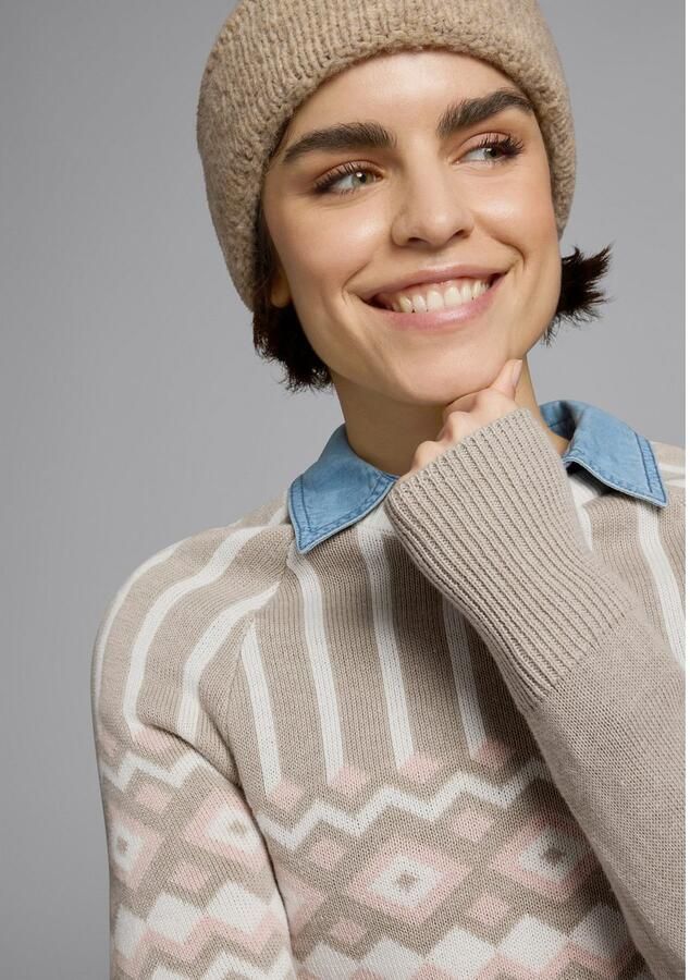 AJC Jacquardtrui met een noors motief in verschillende kleurvarianten - Foto 6