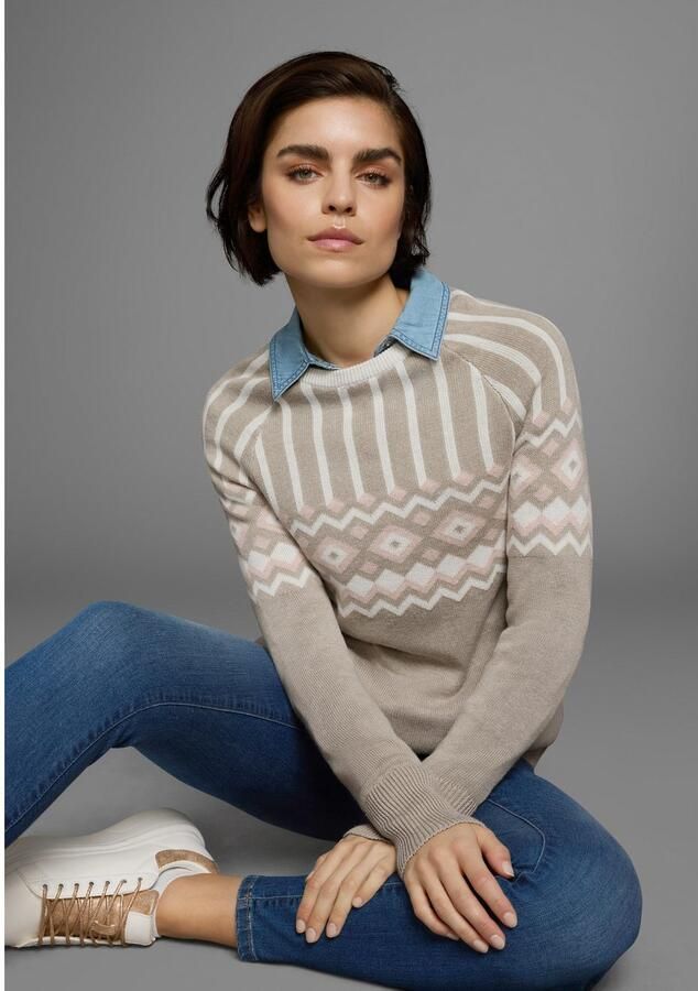 AJC Jacquardtrui met een noors motief in verschillende kleurvarianten - Foto 7