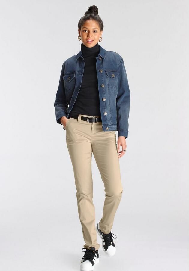 AJC Shirt met lange mouwen zeer figuurvolgend rolkragen basic-stijl - Foto 4