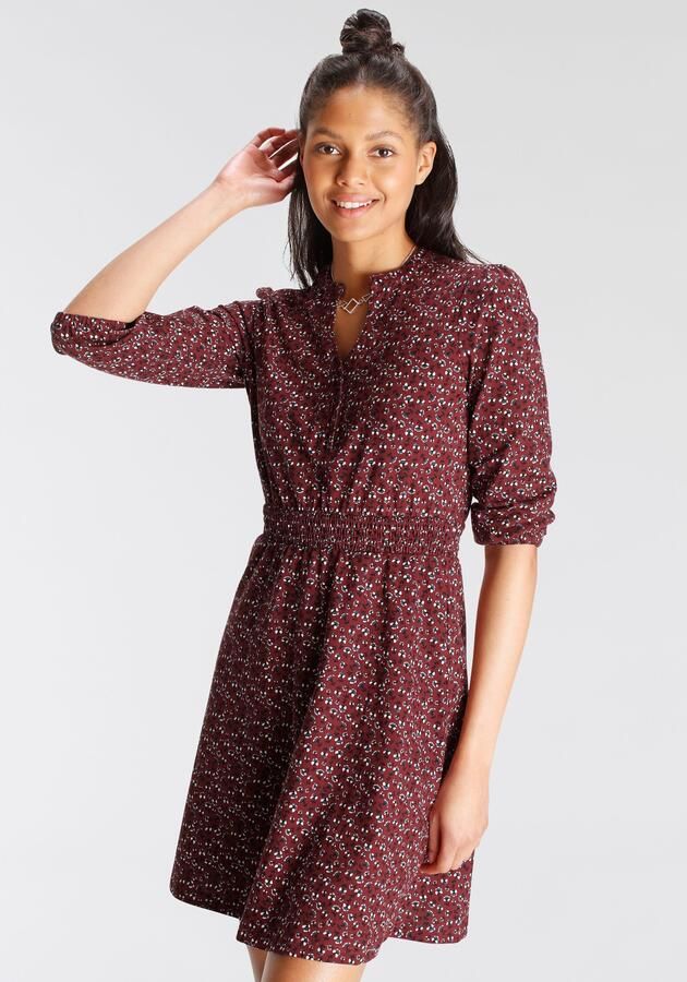 AJC Jerseyjurk uitlopende van single jersey met v-hals 3 4-mouwen - Foto 8