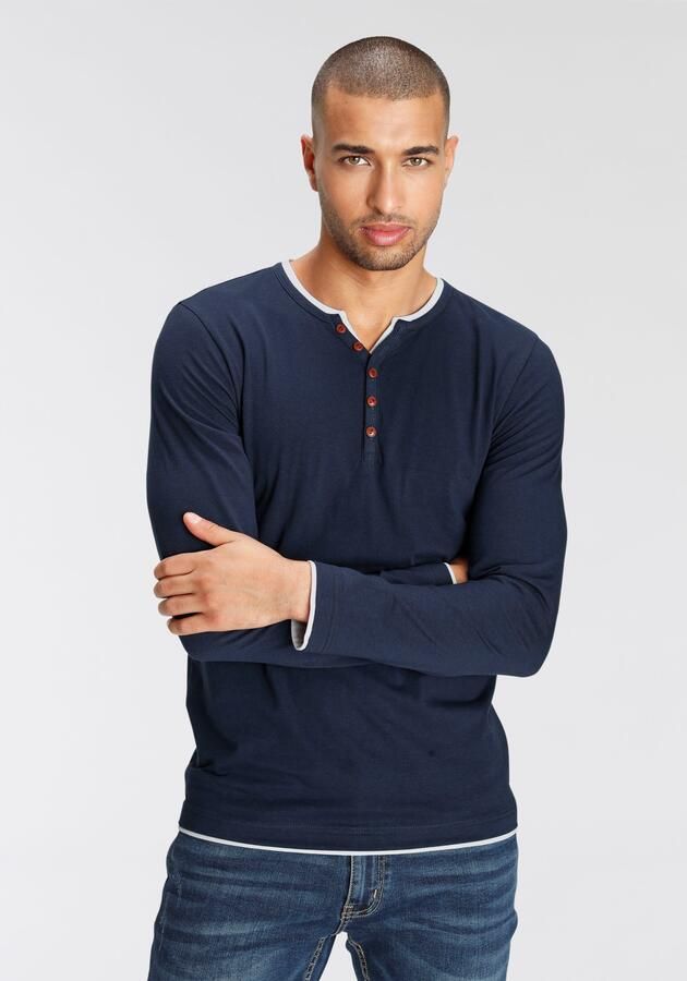 AJC Longsleeve Langarm smal gesneden ronde hals - Foto 6