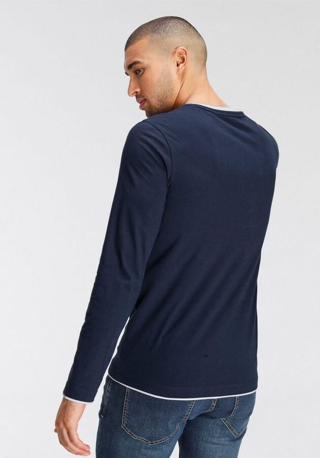 AJC Longsleeve Langarm smal gesneden ronde hals - Foto 5