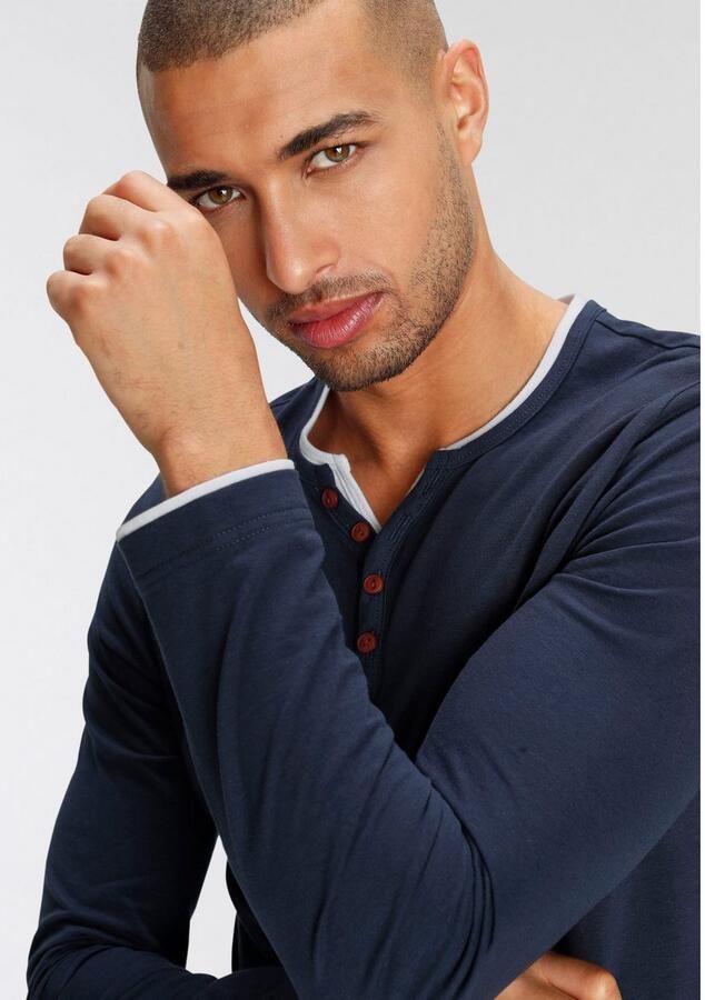 AJC Longsleeve Langarm smal gesneden ronde hals - Foto 4