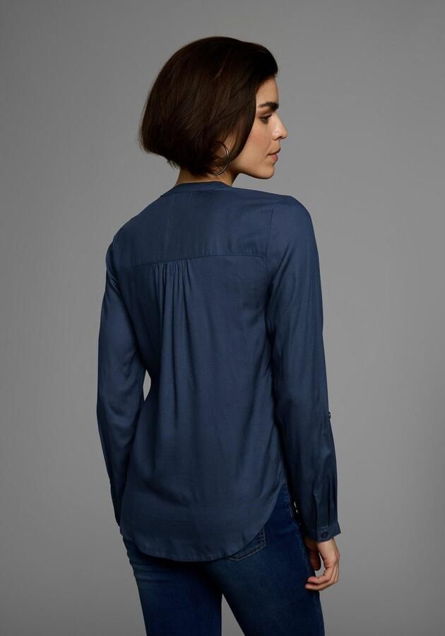 AJC Overhemdblouse van soepelvallende viscose - Foto 7