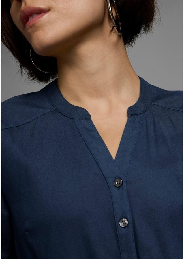 AJC Overhemdblouse van soepelvallende viscose - Foto 2