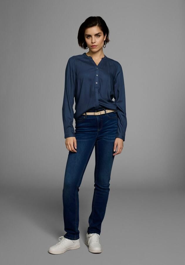 AJC Overhemdblouse van soepelvallende viscose - Foto 8