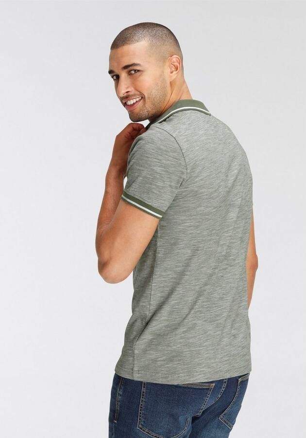 AJC Poloshirt Korte mouwen smal gesneden polokraag ideaal voor sporten - Foto 4