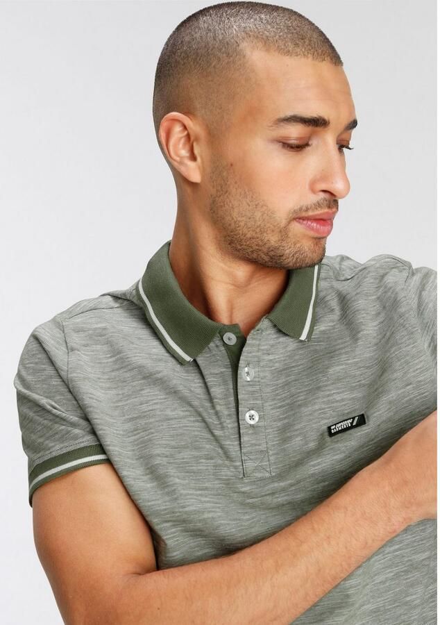 AJC Poloshirt Korte mouwen smal gesneden polokraag ideaal voor sporten - Foto 3